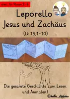 Vorschau - Stundenentwürfe - Jesus und Zachäus Religion Grundschule LEPORELLO - Deckblatt