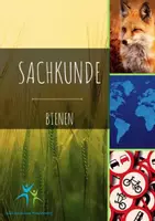 Vorschau - Arbeitsblätter - Bienen und Honig Text Aufgaben Lösung - Deckblatt