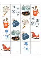 Vorschau - Spiele - Kim-Spiel Winter: Visuelle Wahrnehmung - Seite 3