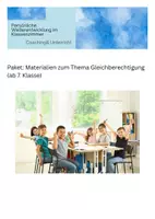 Vorschau - Arbeitsblätter - Kleines Materialpaket Gleichberechtigung (ab 7.Klasse) - Deckblatt