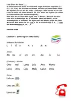 Vorschau - Arbeitsblätter - Übungen zum Lesen - Leseblatt 1 (l, a, m, o) - Deckblatt