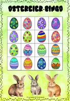 Vorschau - Spiele - Ostereier - Bingo Beschreiben üben - Seite 3