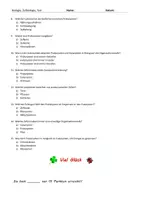 Vorschau - Test - Pro- und Eukaryotenzellen, multiple choice Test - Seite 2