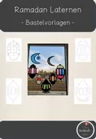Vorschau - Mal- und Bastelvorlagen - Ramadan Laterne_fraunordstadtkäfer - Deckblatt