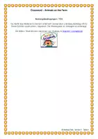 Vorschau - Arbeitsblätter - Crossword Englisch Animals on the Farm - Kreuzworträtsel Tiere auf dem Bauernhof - Seite 3