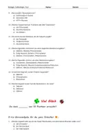 Vorschau - Test - PDF und Interactive: Zellorganellen multiple choice test - Seite 2