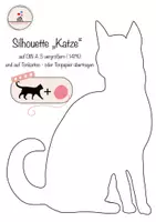 Vorschau - Mal- und Bastelvorlagen - Katzen-Schablonen: Schulhausdeko Fensterdeko - Seite 1