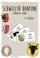 Vorschau - Spiele - Schweizer Kantone - Lernkarten / Memory - Deckblatt