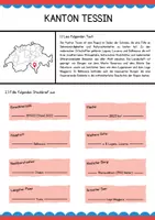 Vorschau - Arbeitsblätter - Schweizer Kantone - Tessin (Arbeitsblatt + Lösung) - Seite 2