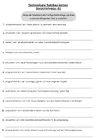 Vorschau - Arbeitsblätter - Satzbau DaZ lernen Technologie Deutsch, DaZ / DaF Vertretungsstunde 1. Klasse Arbeitsblatt 2. Klasse5 - Deckblatt
