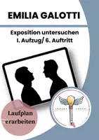 Vorschau - Stundenentwürfe - Emilia Galotti: Expositon- Der Prinz und Marinelli - Deckblatt