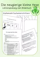 Vorschau - Stundenentwürfe - die Neugierige kleine Hexe; Interaktives Erleben eines Bilderbuches - Deckblatt