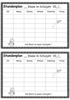 Vorschau - Spiele - Stundenpläne - Seite 1