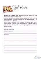 Vorschau - Arbeitsblätter - Spiele erfinden, Wahrscheinlichkeiten entdecken - Deckblatt
