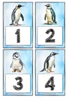 Vorschau - Stationenlernen - Nummern für Stationen - Pinguine - Seite 2