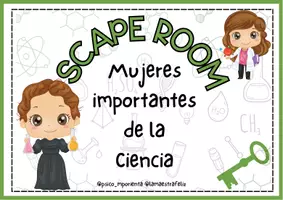 Vista previa - Juegos / Gamificación - ESCAPE ROOM-MUJERES IMPORTANTES DE LA CIENCIA - Portada