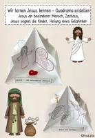 Vorschau - Mal- und Bastelvorlagen - Materialpaket - Jesus - Deckblatt