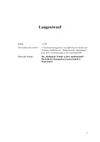 Vorschau - Stundenentwürfe - Langentwurf Die „ökologische Wende“ in der Landwirtschaft? – Die Rolle der ökologischen Landwirtschaft in Deutschland - Deckblatt