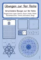 Vorschau - Spiele - 9er Reihe - verschiedene Übungen - Deckblatt
