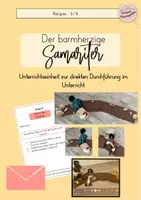 Vorschau - Stundenentwürfe - "Der barmherzige Samariter" Unterrichtseinheit - Deckblatt