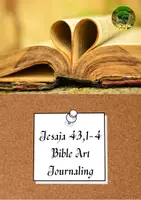 Vorschau - Mal- und Bastelvorlagen - Jesaja 43,1 - 4 - Bible Art Journaling - Deckblatt