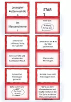 Vorschau - Arbeitsblätter - Lesespiel Kettenreaktion Deutsch Lesen Zuhören - Seite 2