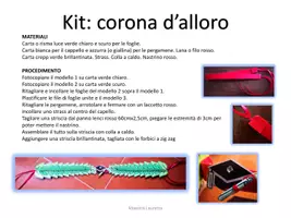 anteprima - Materiale per pittura e bricolage - Kit: Corona d'alloro - Pagina di copertina