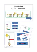Vorschau - Interaktives Material - Frühblüher Interaktives Quiz - Deckblatt