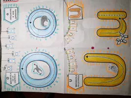 anteprima - Materiale per pittura e bricolage - Kit: Le vocali - Pagina 3