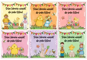 Vorschau - Bildkarten - Grußkarten für die Osterferien / Osterferiengruß - Seite 2