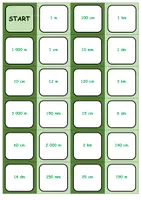 Vorschau - Spiele - Domino Längeneinheiten (2 Schwierigkeitsstufen) - Deckblatt