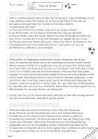 Vorschau - Unterrichtsreihen - Sachtext Tiere im Winter, Wald, Lesen, Lesekompetenz, Klasse, 4, 5, 6. - Seite 1