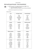 Vorschau - Arbeitsblätter - Guess the word/Warm up: Crime and Punishment (Oberstufe | Vokabelspiel) - Seite 2