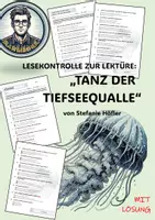 Vorschau - Test - Lektüre Lesekontrolle Tanz der Tiefseequalle - Deckblatt