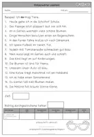 Vorschau - Arbeitsblätter - Stolperwörter Lesetest mit PPT zum Anpassen (Klassenarbeit/Übung) mit Lösung - Seite 2