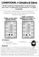 Vorschau - Spiele - Conditional 2 - Speaking Game (2fach differenziert) - Seite 1