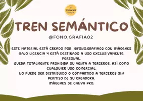 Vista previa - Tarjetas / Manipulativos - Tren semántico - página 2