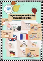 Vorschau - Bildkarten - Tagestransparenzkarten Verlaufstransparenz für den Tag - Deckblatt