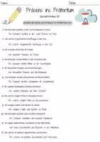 Vorschau - Arbeitsblätter - Präsens ins Präteritum A2-B2 Zeitformen umwandeln Freizeit Deutsch, DaZ / DaF Vertretungsstunde mit Loesungen - Seite 1