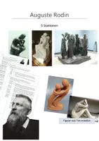 Vorschau - Arbeitsblätter - Auguste Rodin - Tonarbeit und kreatives Schaffen - Deckblatt