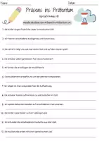 Vorschau - Arbeitsblätter - Präsens Präteritum Grundschule Zeitformen Klasse 3 Musik Deutsch Klasse 2 mit Loesungen - Deckblatt