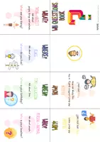 Vista previa - Manualidades / Dibujos para colorear - WH Questions Mini book - página 2