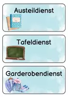 Vorschau - Poster - Unsere Klassendienste - Seite 1