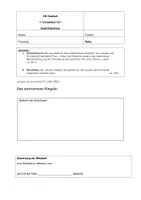 Vorschau - Klassenarbeiten - Kursarbeit "Das zerbrochene Ringlein" - Deckblatt