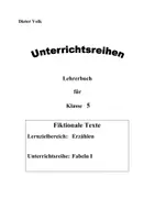 Vorschau - Stundenentwürfe - Fabeln I - Klasse 5 (Digitale Unterrichtsreihe Deutsch) - Seite 1
