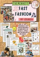 Vorschau - Unterrichtsreihen - Themenheft Fast Fashion - schnelle Mode / Kleidung / Produktion und Konsum mit Lösung (Klasse 7/8/9/10) - Deckblatt