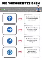 Vorschau - Arbeitsblätter - Polizei: Die Vorschriftzeichen im Straßenverkehr - Seite 2