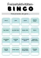 Vorschau - Spiele - Freizeitaktivitäten-Bingo - Deckblatt