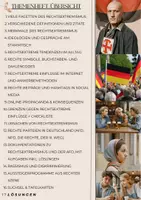 Vorschau - Unterrichtsreihen - Rechtsextremismus Unterrichtsmaterial Politik Ethik Klasse 8–10 Arbeitsblätter rechte Ideologie AfD Parteien Deutschland Social Media Propaganda Analyse mit Lösungen - Seite 1