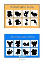 anteprima - Materiale di supporto/inclusione - La tombola delle ombre degli animali - Pagina di copertina